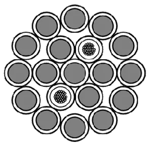 STRANDED STAINLESS STEEL TUBE Cross Section